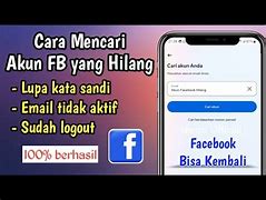 Cara Mencari Akun Fb Yang Hilang Dengan Email