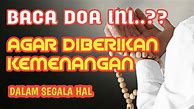 Doa Untuk Memenangkan Suatu Pertandingan