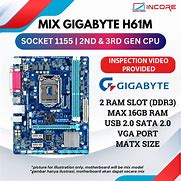 Gambar Slot Ram Pada Motherboard Gigabyte H61 H61M Ds2